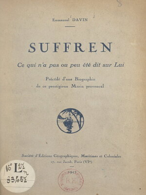 cover image of Suffren
